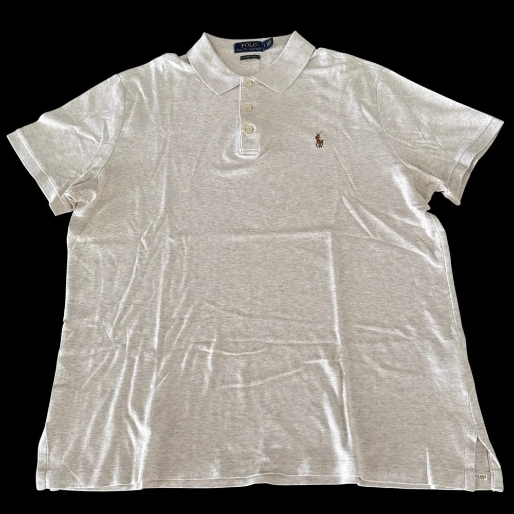Polo Ralph Lauren Cotton Men's Pullover Polo Short sleeve shirt, ‎ Large